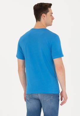 Erkek Saks Bisiklet Yaka Tişört - 50264961038