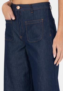 Kadın Koyu Lacivert Jean Pantolon - 50264579012