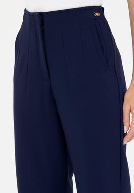 Kadın Lacivert Örme Pantolon - 50265555003