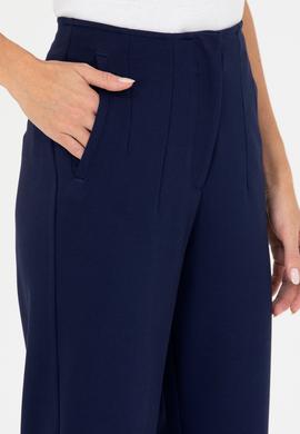 Kadın Lacivert Örme Pantolon - 50265555003