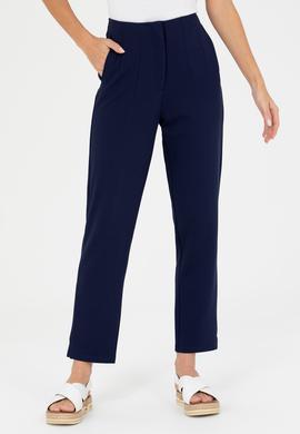 Kadın Lacivert Örme Pantolon - 50265555003