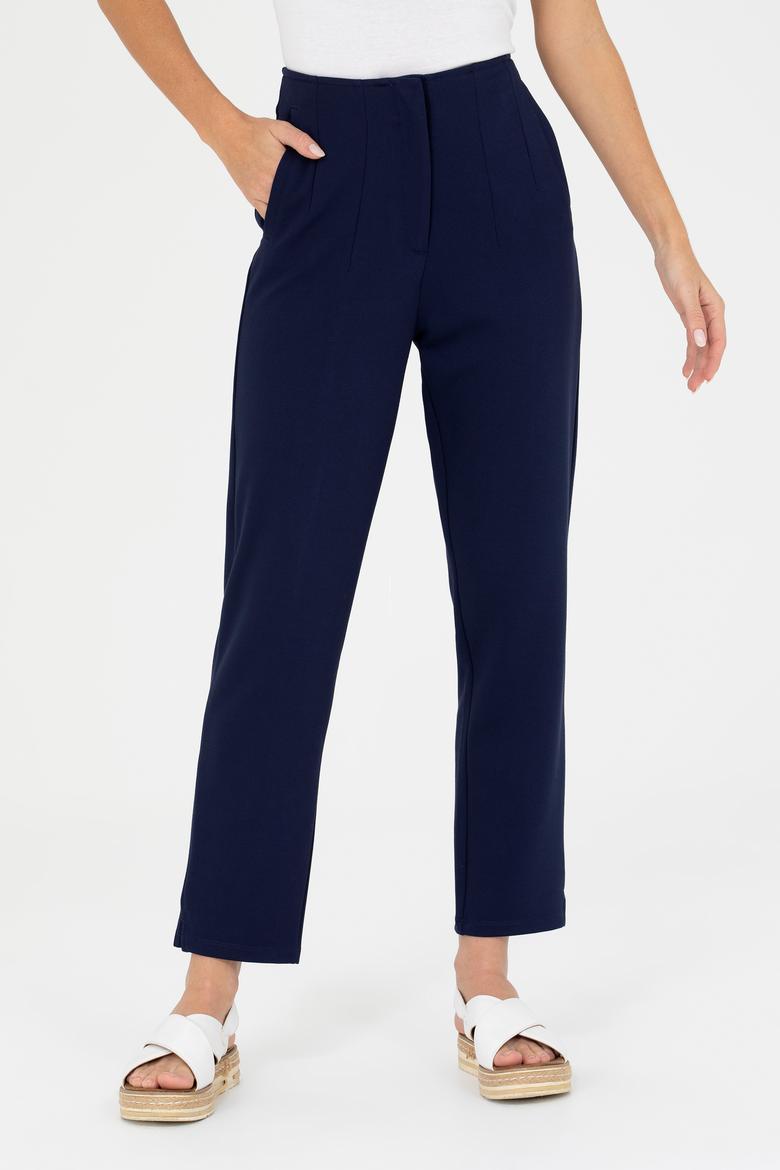 Kadın Lacivert Örme Pantolon - 50265555003