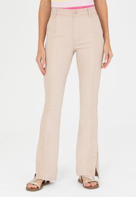 Kadın Krem Jean Pantolon - 50266291005