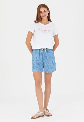 Kadın Açık Mavi Jean Şort - 50263056003