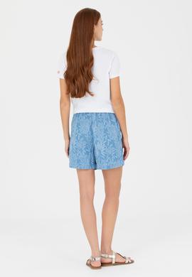 Kadın Açık Mavi Jean Şort - 50263056003