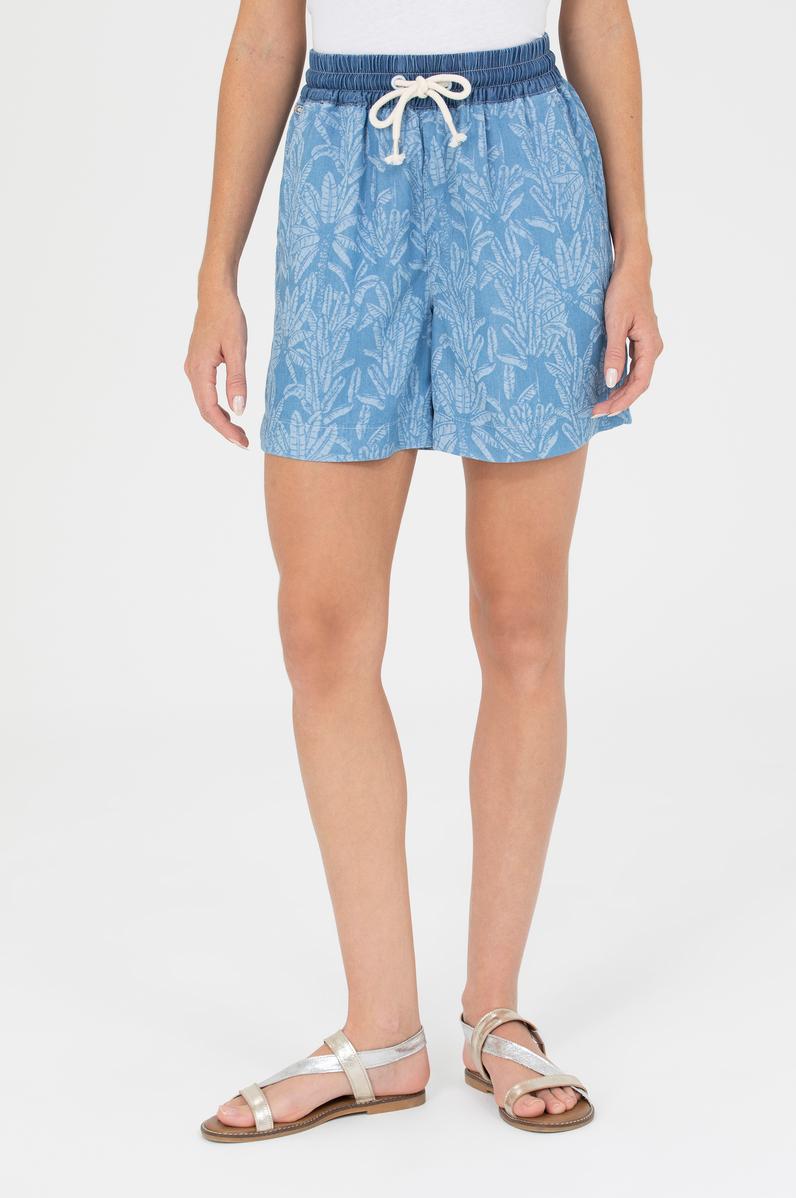 Kadın Açık Mavi Jean Şort