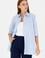 Kadın Mavi Uzun Kollu Tunik