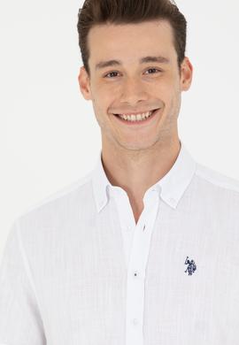 Erkek Beyaz Kısa Kollu Gömlek - 50266497008