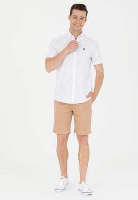 Erkek Beyaz Kısa Kollu Gömlek - 50266497008