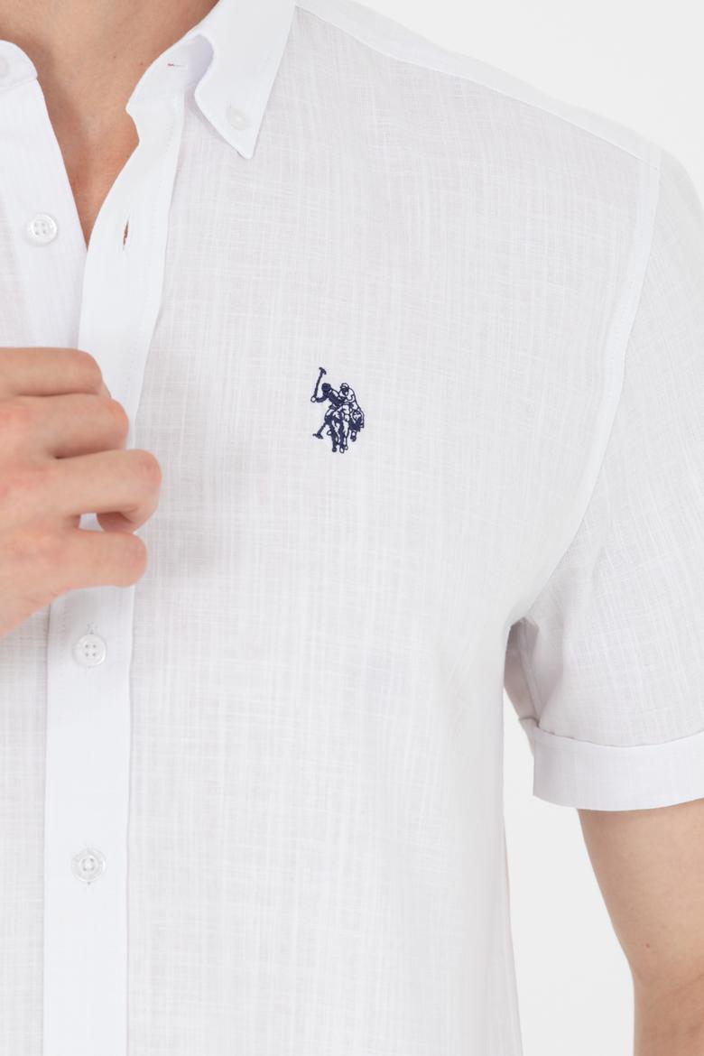 Erkek Beyaz Kısa Kollu Gömlek - 50266497008