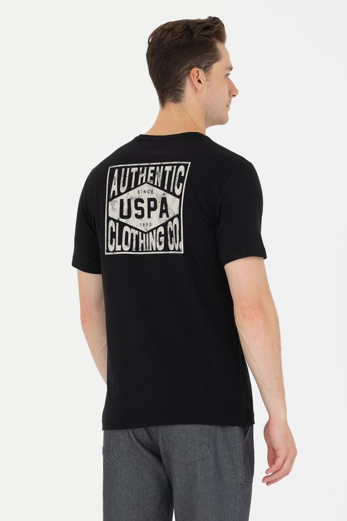 Erkek Siyah Bisiklet Yaka Tişört