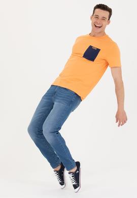 Erkek Koyu Mavi Jean Pantolon - 50274700026