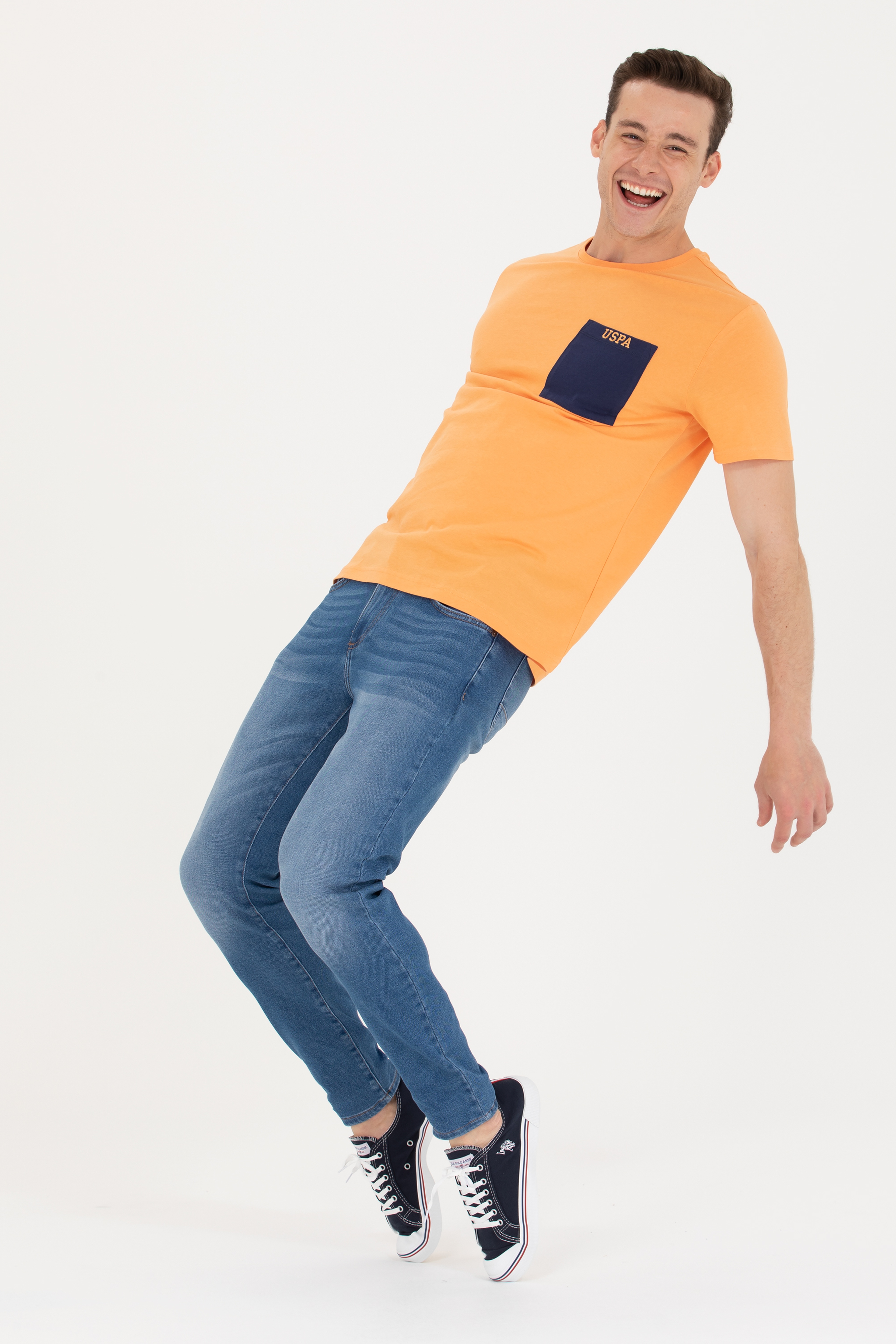 Erkek Koyu Mavi Jean Pantolon - Image 1