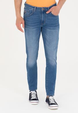 Erkek Koyu Mavi Jean Pantolon - 50274700026