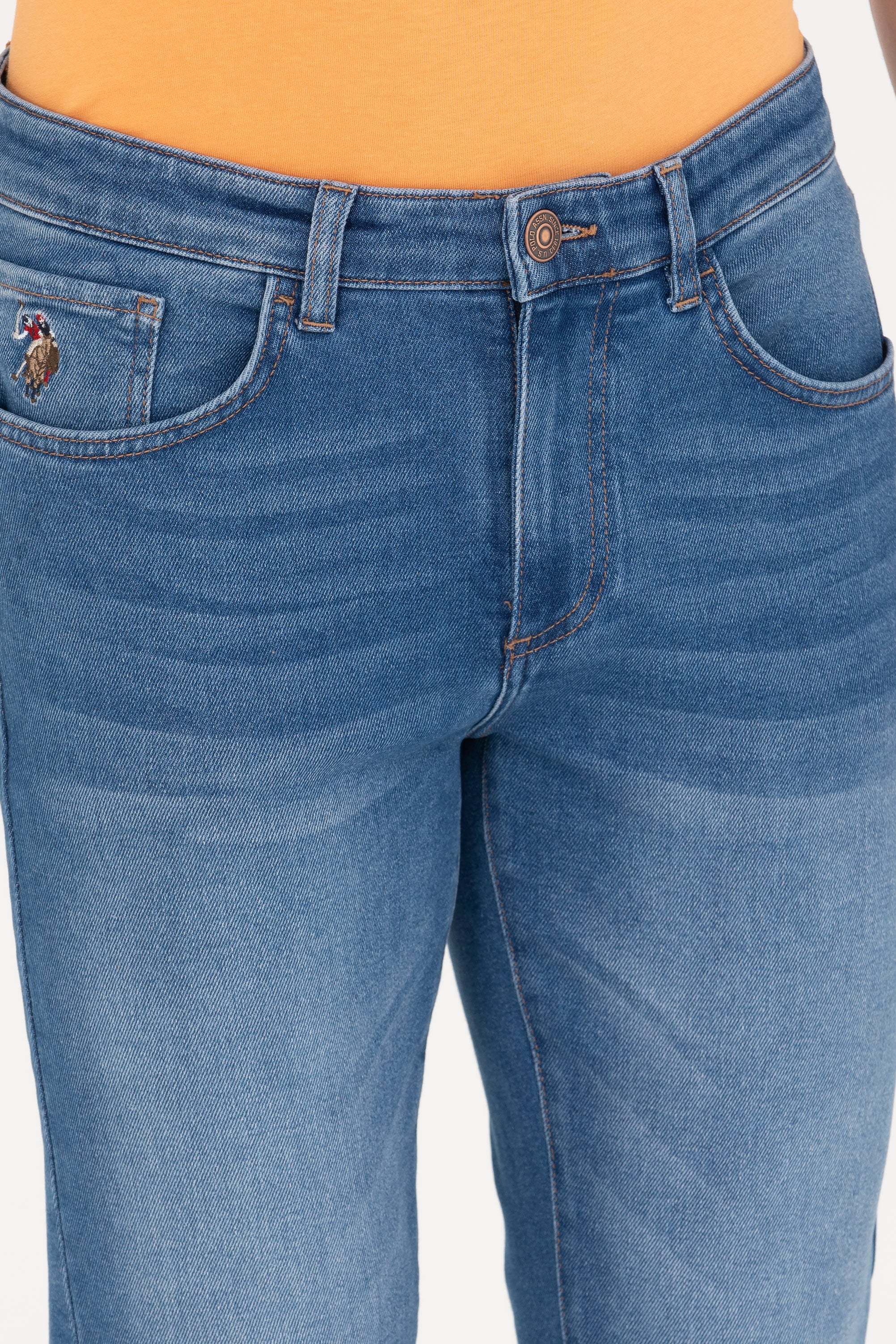 Erkek Koyu Mavi Jean Pantolon