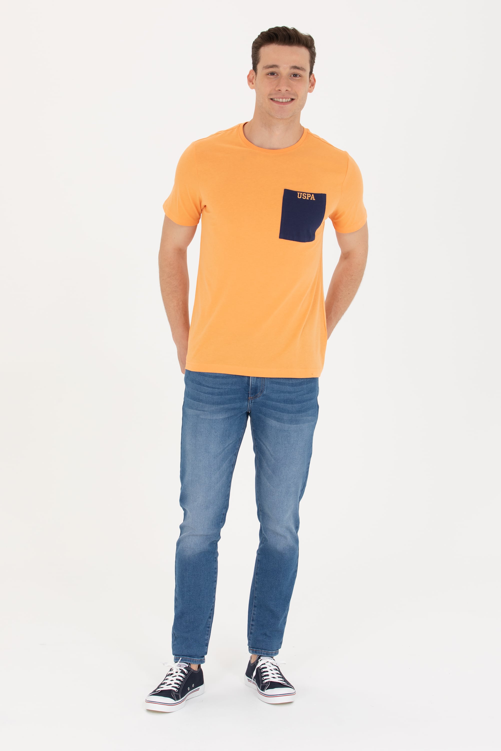 Erkek Koyu Mavi Jean Pantolon