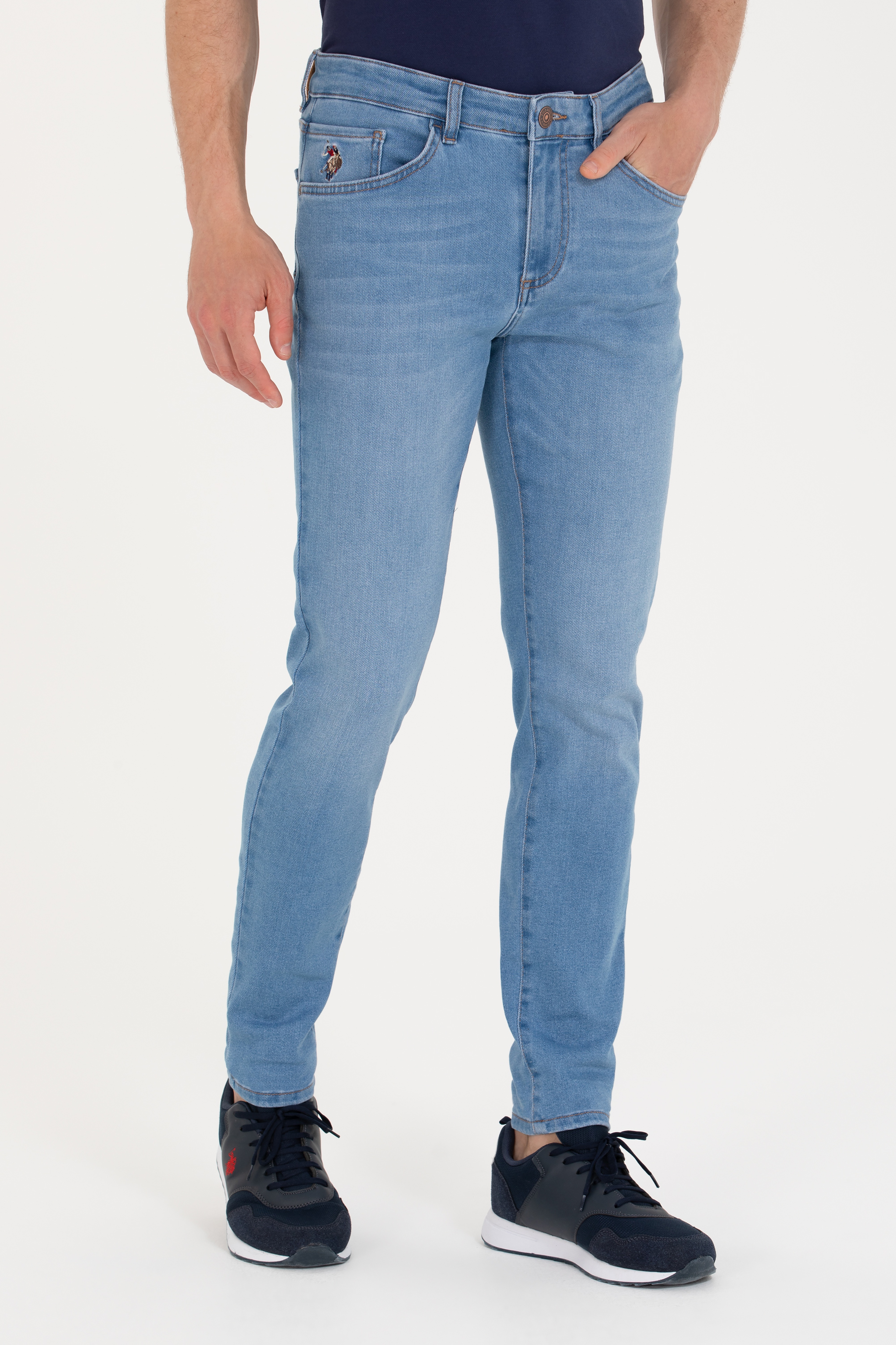 Erkek Mavi Jean Pantolon - Image 2
