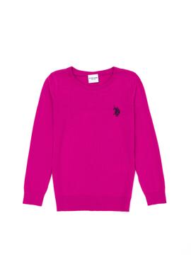 Kız Çocuk Menekşe Basic Bisiklet Yaka Kazak - 50275851106