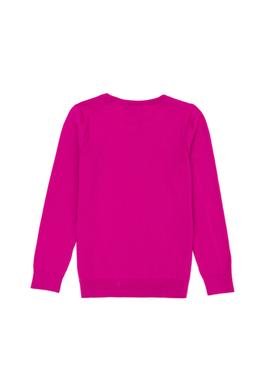 Kız Çocuk Menekşe Basic Bisiklet Yaka Kazak - 50275851106