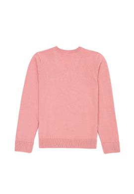 Kız Çocuk Pudra Basic V Yaka Kazak - 50275850030