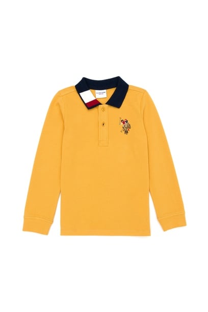 Erkek Bebek Safran Basic Sweatshirt