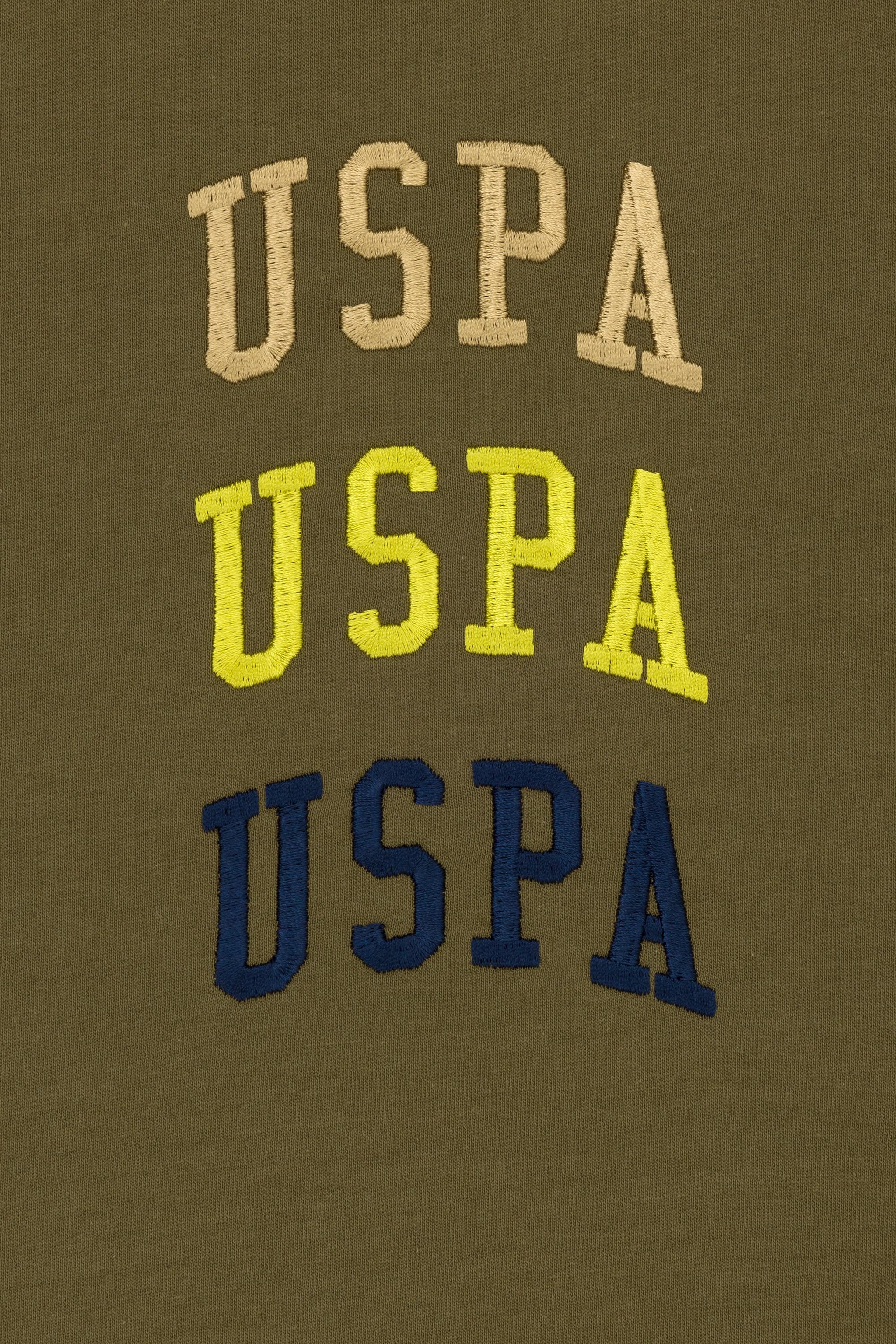 Çocuk Haki Bisiklet Yaka Sweatshirt - Image 3