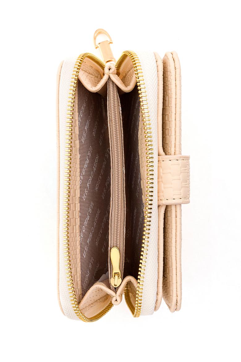 Kadın Krem Cüzdan - 50266001002