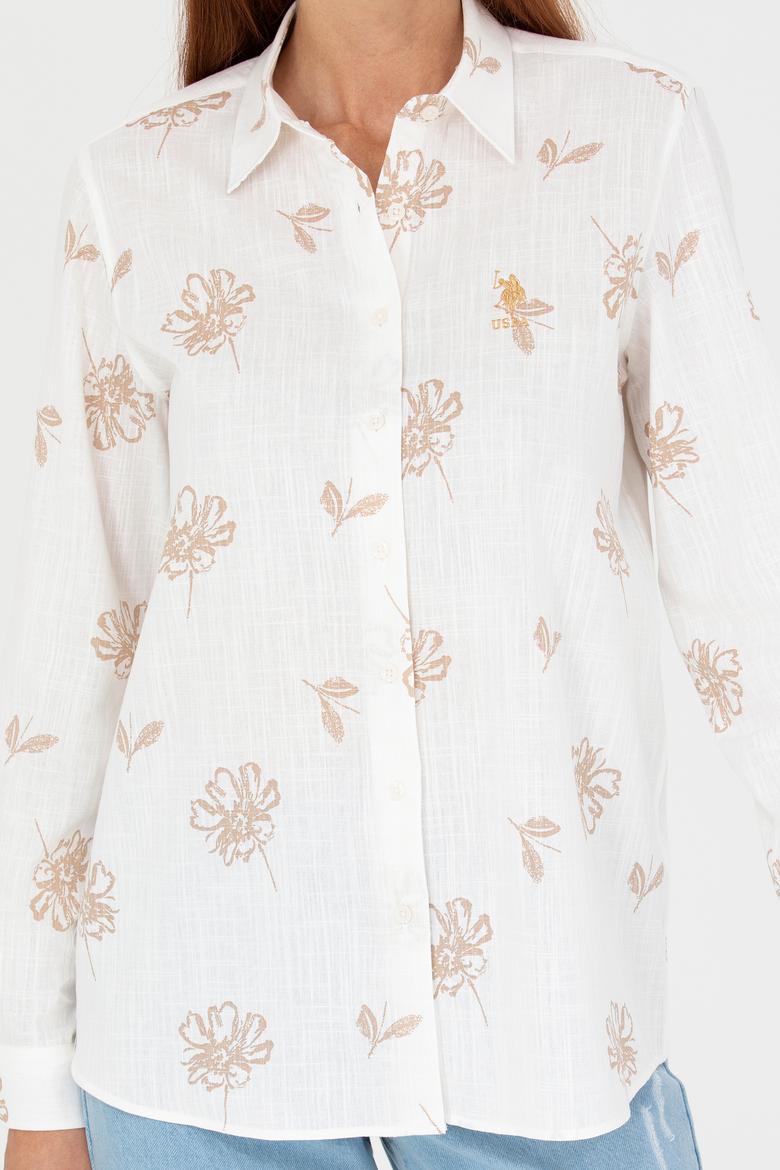 Kadın Camel Uzun Kollu Gömlek - 50264291007