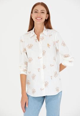 Kadın Camel Uzun Kollu Gömlek - 50264291007