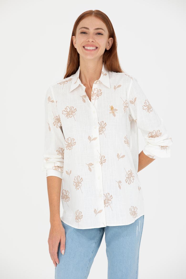 Kadın Camel Uzun Kollu Gömlek - 50264291007