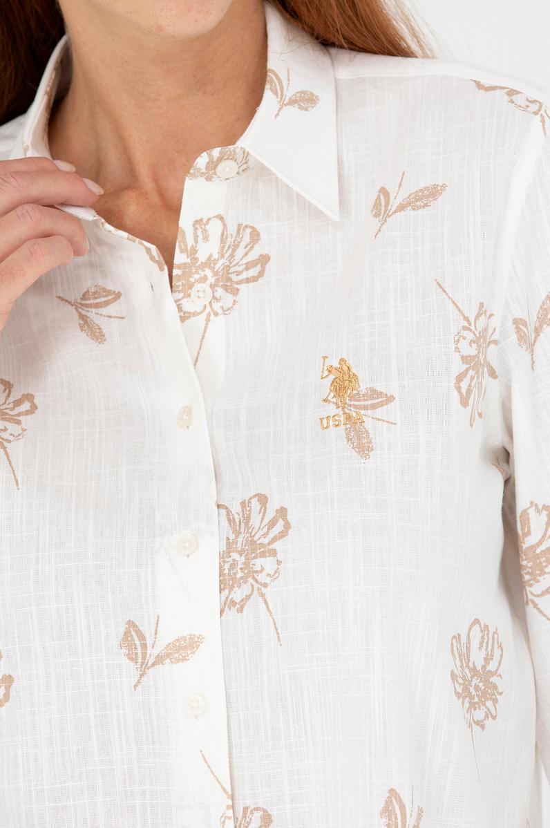 Kadın Camel Uzun Kollu Gömlek