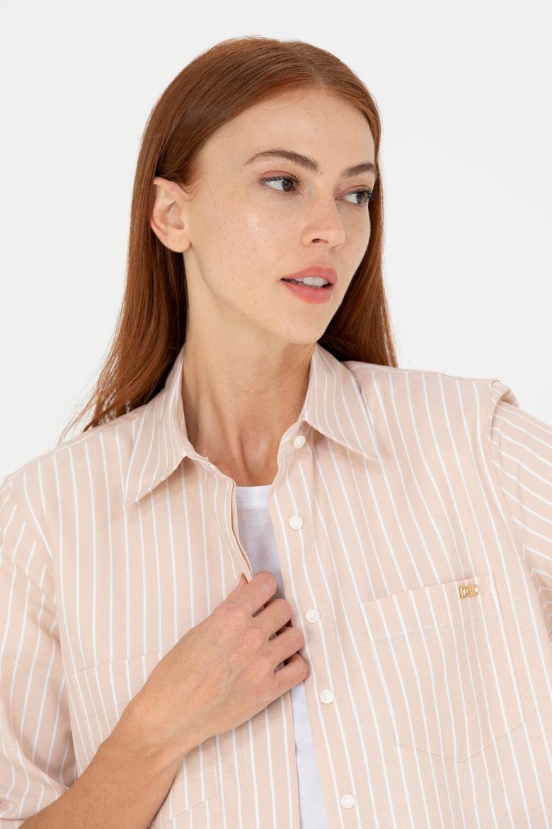 Kadın Camel Uzun Kollu Tunik - 50266745003