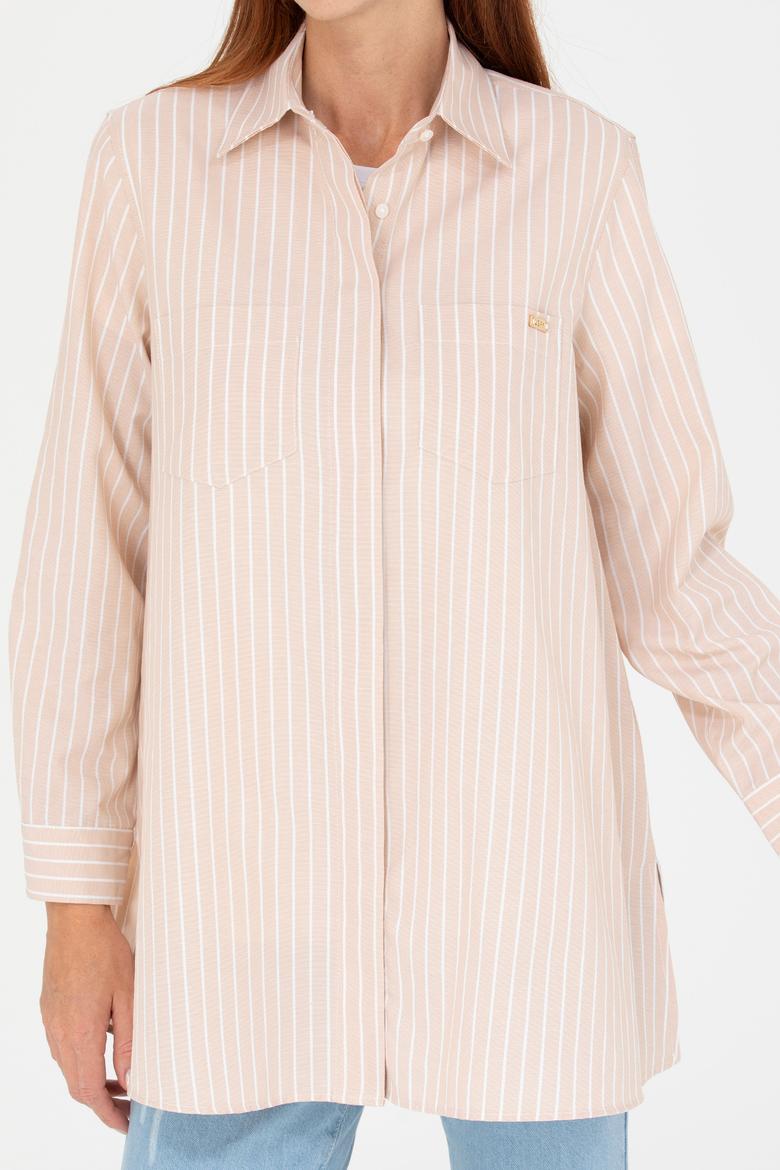 Kadın Camel Uzun Kollu Tunik - 50266745003