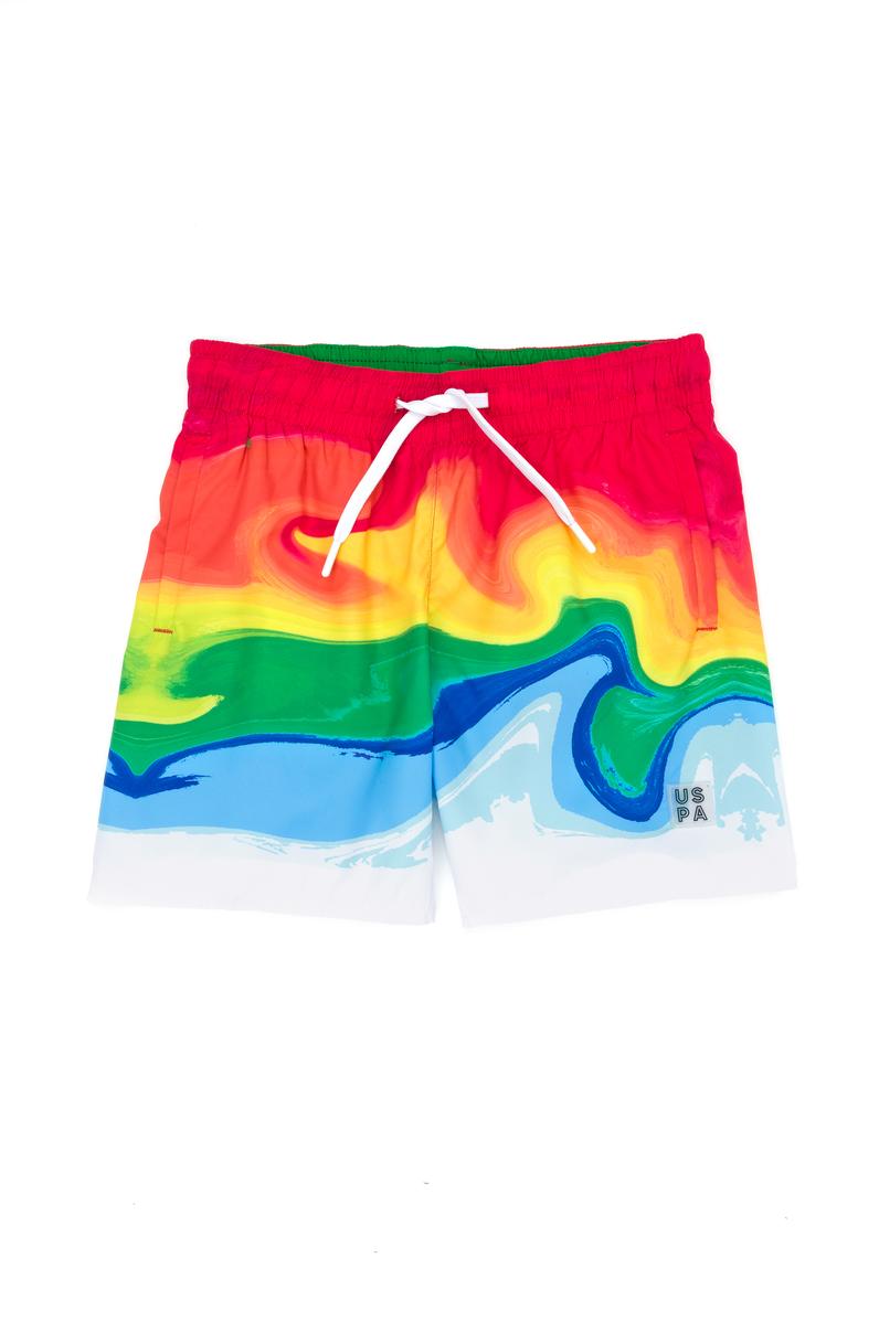 Erkek Çocuk Kırmızı Deniz Şortu