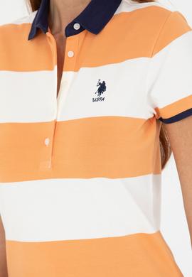 Kadın Turuncu Polo Yaka Tişört - 50262960035