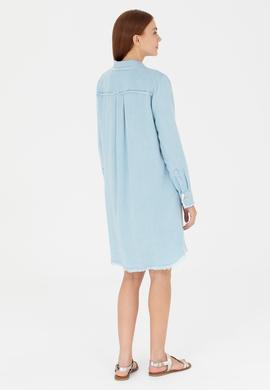 Kadın Açık Mavi Jean Elbise - 50263007003