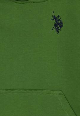 Çocuk Yeşil Basic Kapüşonlu Sweatshirt - 50276086023