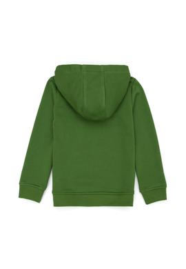 Çocuk Yeşil Basic Kapüşonlu Sweatshirt - 50276086023