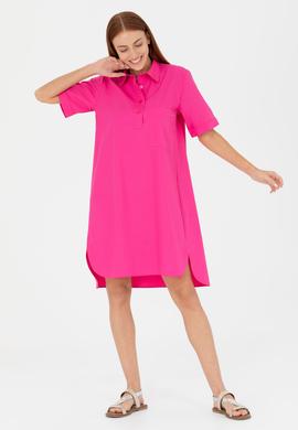 Kadın Fuşya Dokuma Elbise - 50262461003