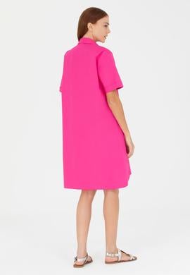Kadın Fuşya Dokuma Elbise - 50262461003