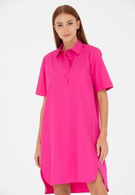 Kadın Fuşya Dokuma Elbise - 50262461003