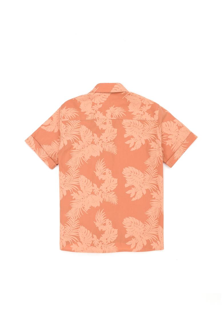 Erkek Çocuk Kiremit Kısa Kollu Gömlek - 50263771011