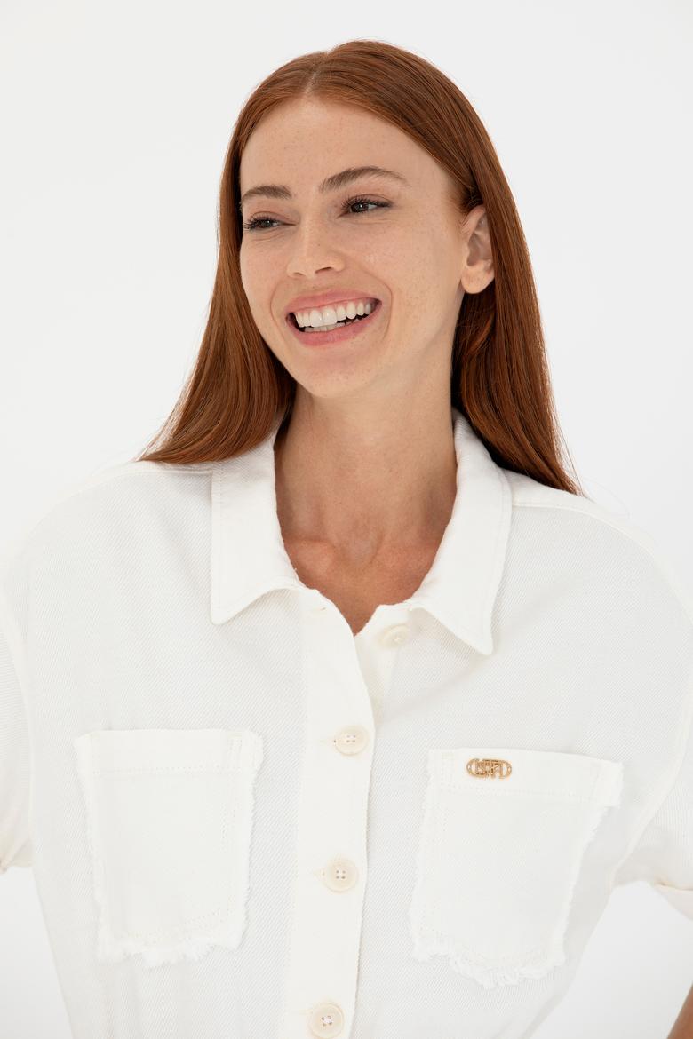 Kadın Ekru Jean Tulum - 50265305013