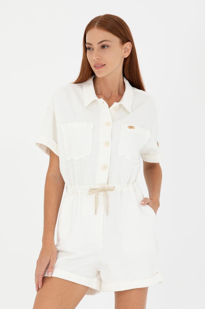 Kadın Ekru Jean Tulum