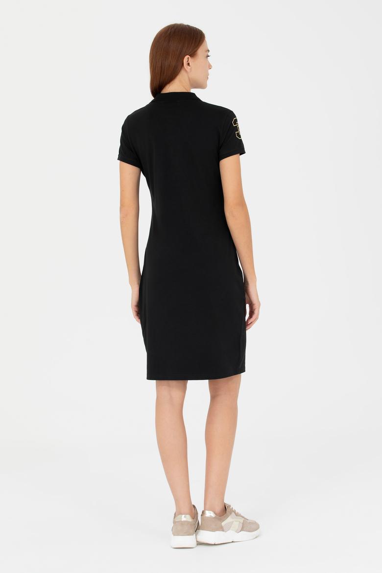 Kadın Siyah Örme Elbise - 50262696044