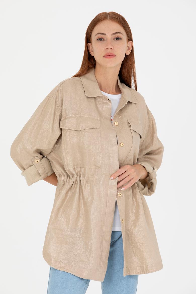 Kadın Açık Pembe Ceket - 50266760014