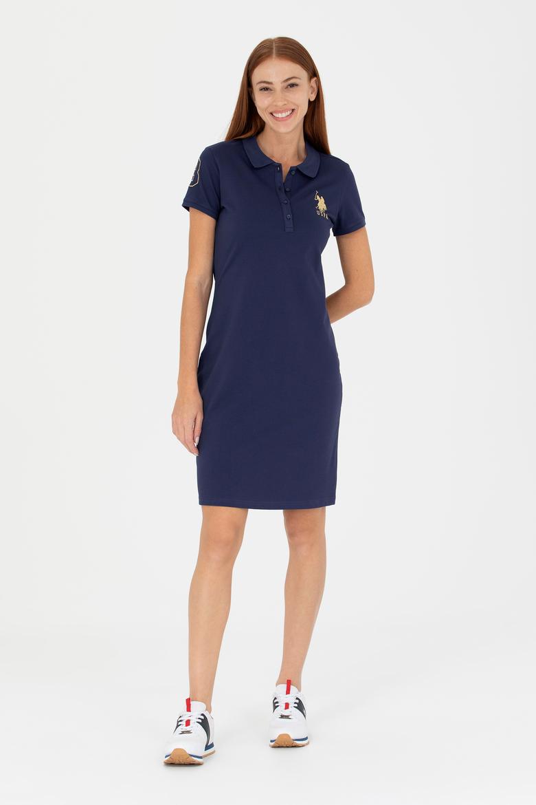 Kadın Lacivert Örme Elbise - 50262696011