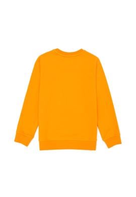 Çocuk Turuncu Bisiklet Yaka Sweatshirt - 50274324048