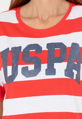 Kadın Kırmızı Bisiklet Yaka Tişört - 50276716016