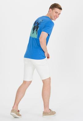 Erkek Saks Bisiklet Yaka Tişört - 50264978018